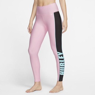 Leggings Nike Hurley Sport Block Hybrid Dama Roz | MJEC-87124